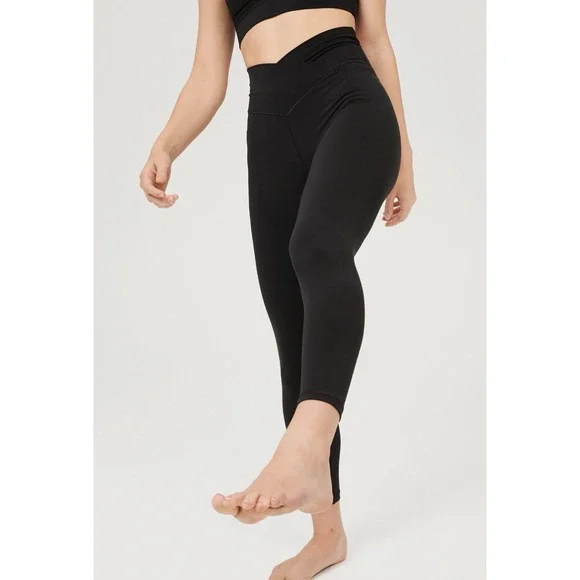 Women's Offline Aerie Real Me High Waisted Crossover Legging Medium True Black - Picture 3 of 14